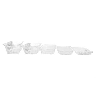 vaschette di plastica bianca