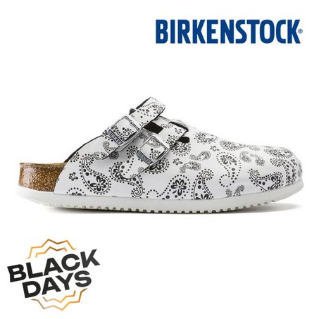 Zoccoli sanitari BIRKENTOSCK senza puntale SRC Fantasia black ad white