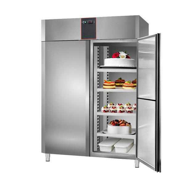 Freezer per pasticceria INOX 1 porta e 2 sportelli -22/-18°C