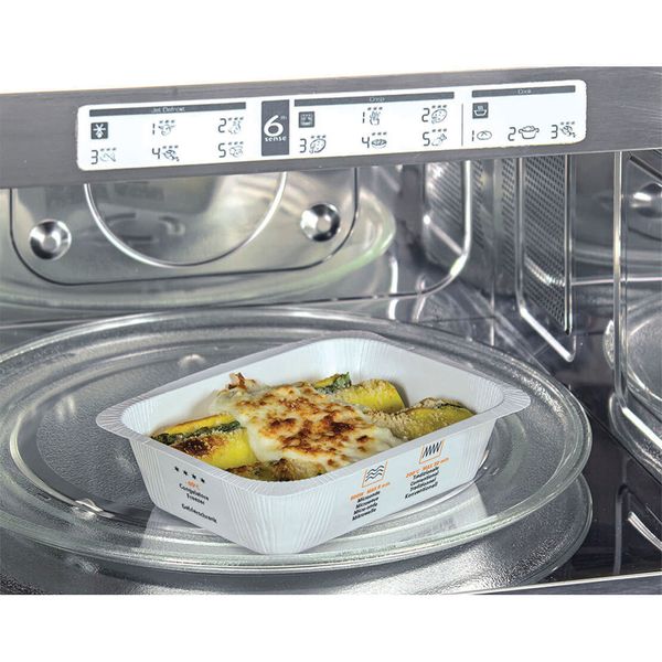 Vaschette termosaldabili per alimenti in CPET - 120x136 mm