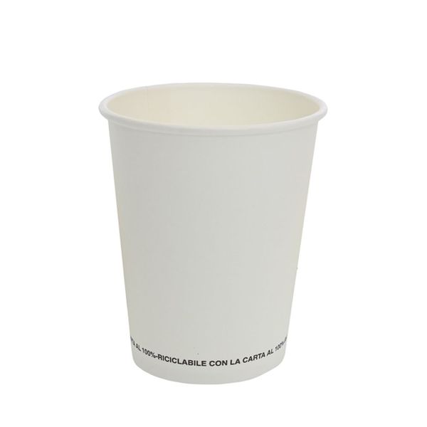 Bicchieri di carta riciclabile monouso Paper Cup 240cc