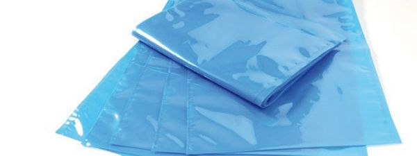Sacchetti sottovuoto lisci azzurri 15x25 cm - spessore 95 micron -  confezione da 100 pezzi