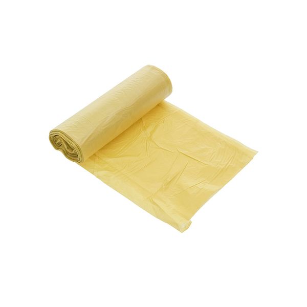 Sacchetti per immondizia in HDPE - Colore GIALLO - 50x60 cm
