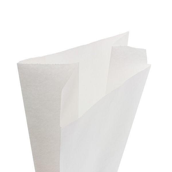Sacchetti carta bianchi con soffietto CF.100 - Cart Srl